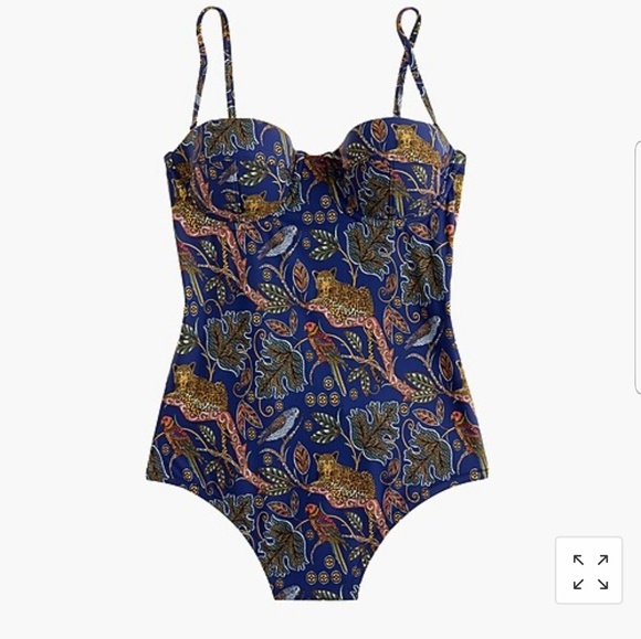 J. Crew Other - NWT J.Crew  swimsuit botanical cheetah print


12